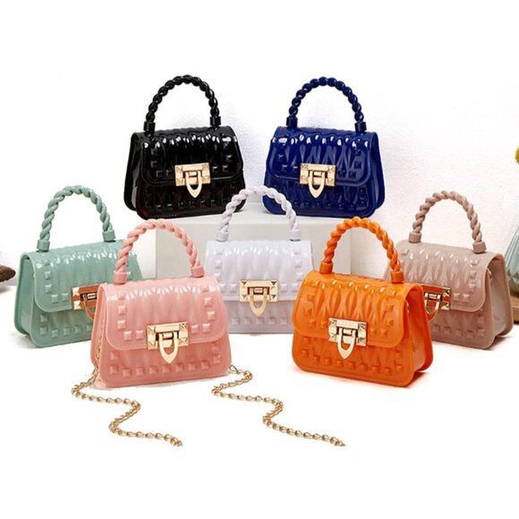 Charming Mini Jelly Wallet with Sunglasses - Perfect Gift for Girls - Picture 6 of 7